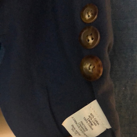 Madewell denim linen blazer - Picture 3 of 5